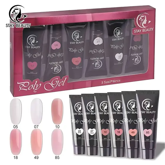 Gel 15g Para Unhas Gel Fibra Profissional Alongamento De Unha