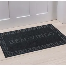 Tapete De Porta Bem Vindo 40x60 Modelo Capacho Emborrachado Antiderrapante Diversas cores - TamiRa