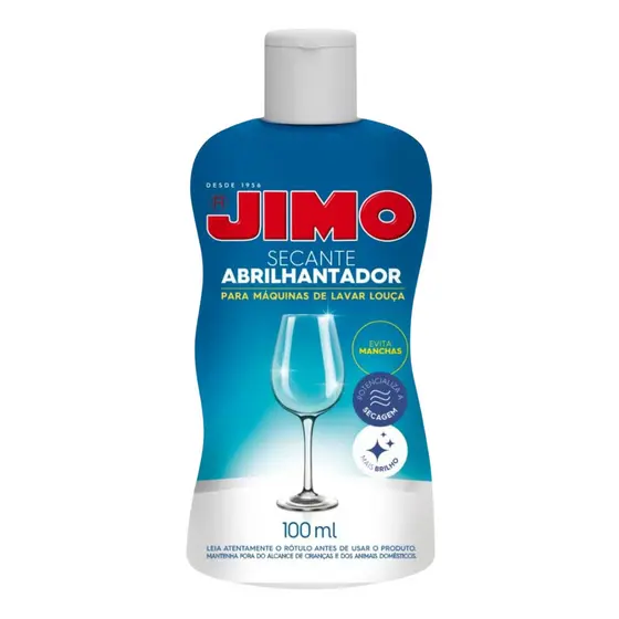 Secante Para Lava-Louças 100ml Brilho Intenso Copos E Taças Sem Marcas