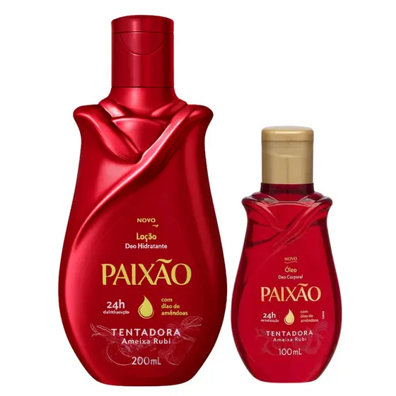 Kit Paixão Hidratante 200ml + Óleo Corporal Tentadora 100ml