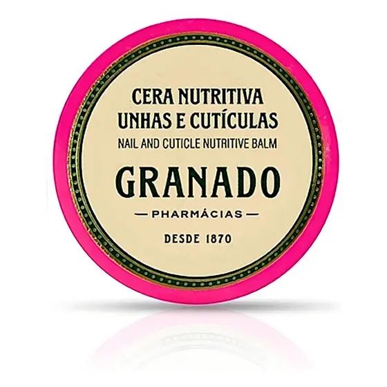 Cera Nutritiva Granado 7g para Unhas e Cutículas com Hidratação Profunda e Fortalecimento Diário