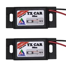 2x Controle Portão Eletrônico Farol Tx Car motor 433Mhz - h tronic