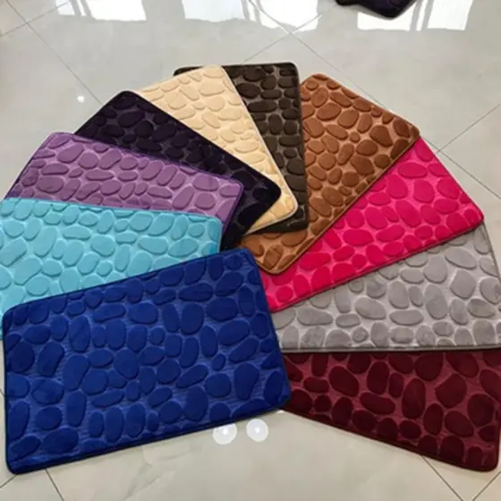 Tapete De Banheiro Soft Macio Secagem Rápida 60x40cm