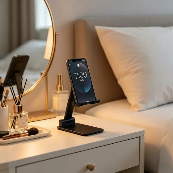 Suporte Para Celular E Tablet Ajustável Apoio Mesa