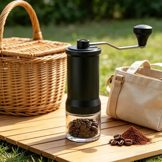 Moedor Manual Ajustável - Moagem de Café Expresso e Grãos Diversos