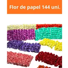 Flor de Papel - Pacote com 144 unidades