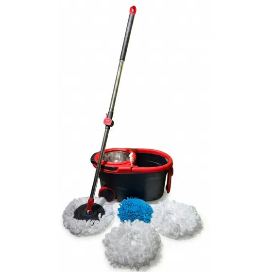 MOP MOVE KING 360° COM BALDE CENTRÍFUGO + 4 REFIS