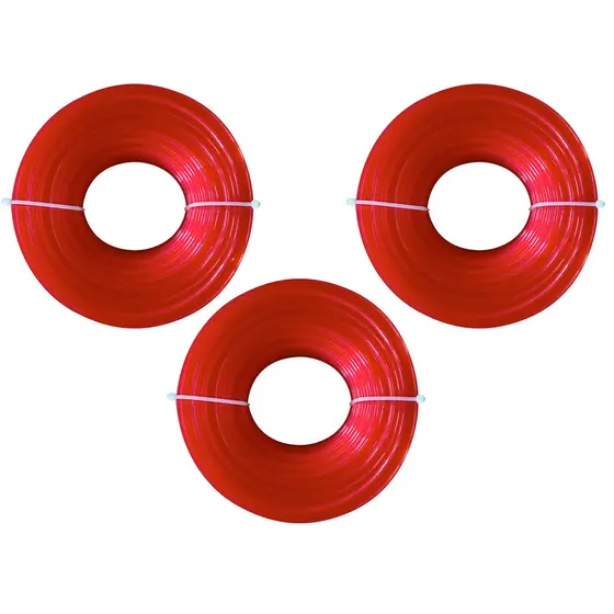 Kit 90 Metros de Fio De Nylon Para Roçadeira 2.0 Mm 30m