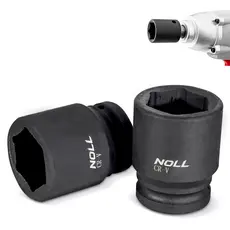 Soquete Sextavado De Impacto Curto 34 Mm Encaixe 1/2" - 435,0024