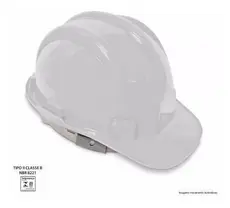 Capacete Proteçao Epi Engenheiro Branco