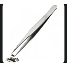 Pinça Reta Inox Para Auriculoterapia Acupuntura Auricular
