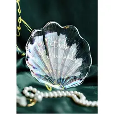 Concha De Vidro Sereia Decorativa Para Fotos De Unhas Acrigel Furta Cor
