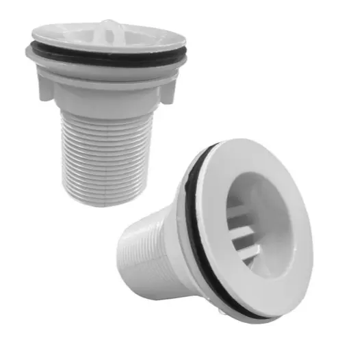 VALVULA TANQUE ABS PVC BRANCA 1.1/4 PARA SIFÃO UNIVERSAL