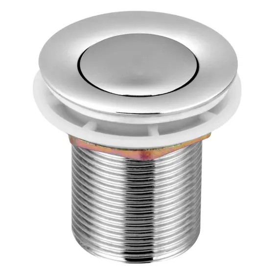 Válvula de Escoamento Para Tanques lavatórios Click 1.1/4 Cromada com Tampa Clique