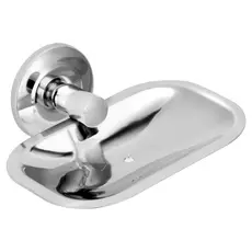 Saboneteira Inox Para Banheiro Parede Porta Sabonete com Suporte 1 e 2 Parafusos
