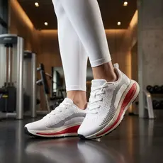Tênis Para Corrida Academia Esportivo Marrom Feminino Confortável Caminhada Leve