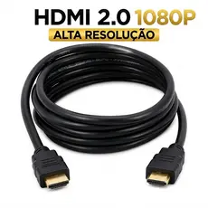 Cabo Hdmi 2.0 Fullhd 1080p 1,5 Metros Compatível Com Consoles Tv Nootbook Computador