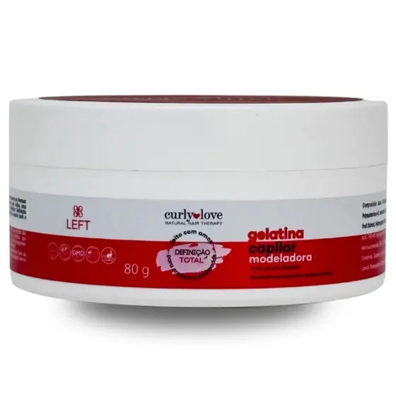 Gelatina Modeladora Definição Total Curly Love - Versão Mini 80g - Left