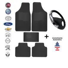 Tapete de Carro + Capa de Volante Universal Todos as Marcas e Modelos