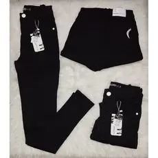 calça jeans sal e pimenta Cintura alta, 23 GRAUS