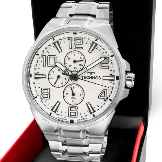 Relógio Technos Masculino Skymaster 6P27DUT/1B