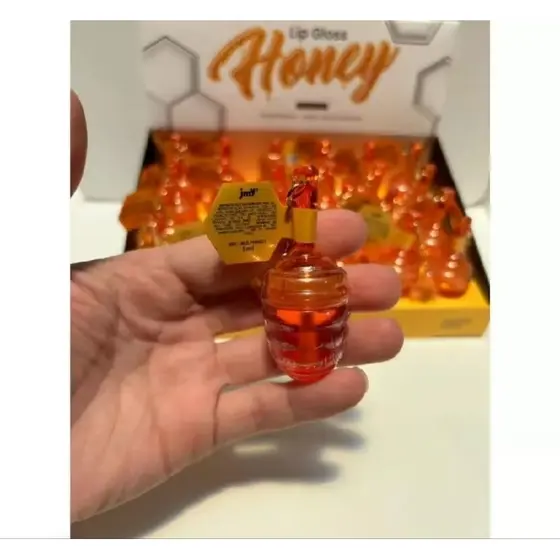 Lip Gloss Honey Jummyju 5ml Hidratante Brilho Labial Efeito Gloss Não Grudento Fofo