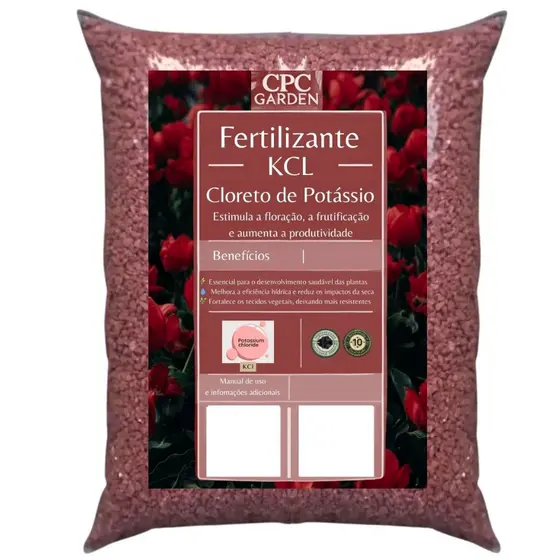 Fertilizante Premium Cloreto de Potássio CPC Garden