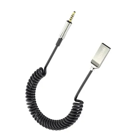 Adaptador Receptor Bluetooth 5.3 USB P2 Para Som Automotivo Carro AUX Sem Fio