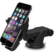 Suporte Celular Gps Carro Veicular Trava Automática Resistente Ajuste Rotação Base