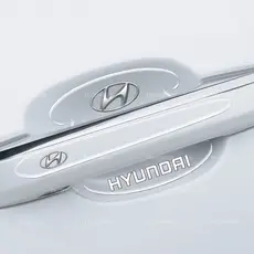 Novo Protetor De Maçaneta De Porta De Carro Transparente Hyundai Atualizado Faixa Anticolisão Acessórios Para Accent Eon