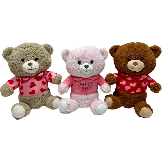 Urso Ursinho Pelucia Roupinha Fofo Presente Namorado 25cm