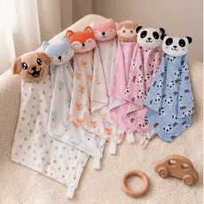 Naninha Com Prendedor De Chupeta Para Bebe Paninho Enxoval Ateliê Amor de Mãe