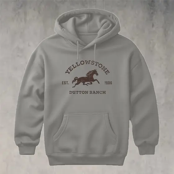 Blusa de frio Country Yellow Stone Texas Ranch tx farm Moletom unissex