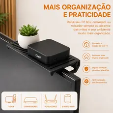 Suporte Prateleira Para TV Box Conversor Digital Receptor NET Claro Vivo Universal Oferta Envio Imediato