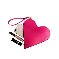 Bolsa De Mao Coraçao Feminina Simples e Elegante Bolsas Clutches