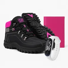 Kit Bota Caterpillar Feminina Reforçada