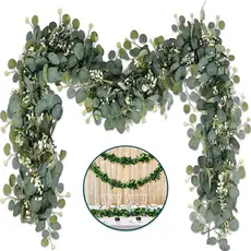 Planta Artificial de Vinha de Eucalipto Verde Pendurada para Decoração de Casamento, Jardim e Festa em Casa