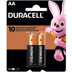 Pilha AA Duracell Alcalina com 2 Unidades