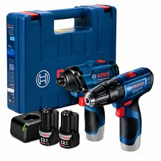 Chave de Impacto GDR 120-LI + Parafusadeira GSB 120-Li Bosch Baterias e Carregador