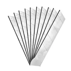 Lâminas 18mm pra Estilete Reto Starrett 10 Peças KS06R-1