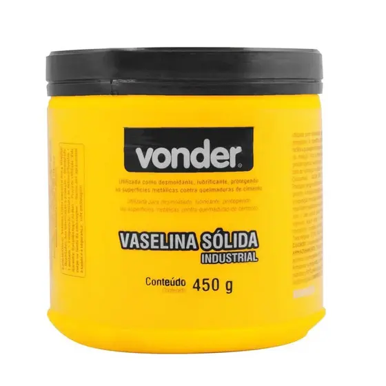 Vaselina Sólida industrial 450g Vonder Desmoldante Lubrificante
