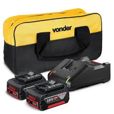 Jogo de Baterias e Carregador Bosch 18V 4,0Ah Bolsa Vonder