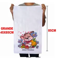 Kit 10 Pano De Prato Gigante 45x85 De Cozinha Estampado Algodão