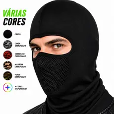 Balaclava Touca Ninja Moto Máscara Motoqueiro Motoboy Protege Do Sol Respirável Resistente