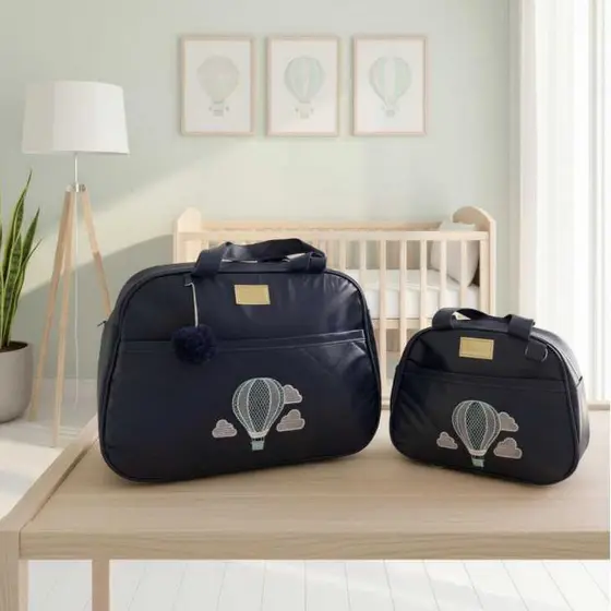 Kit Bolsas Maternidade Térmica Impermeavel Lavavel Mala Luxo Luender Baby