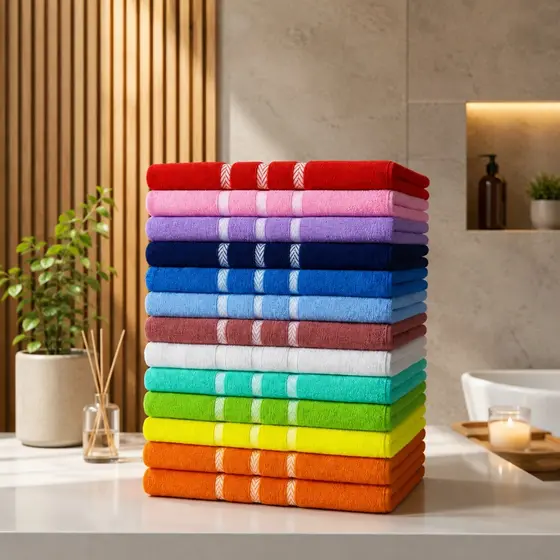 Kit 15 Toalhas de Rosto Grandes Bela 100% Algodão Felpudas Macias Absorventes Custo Benefício