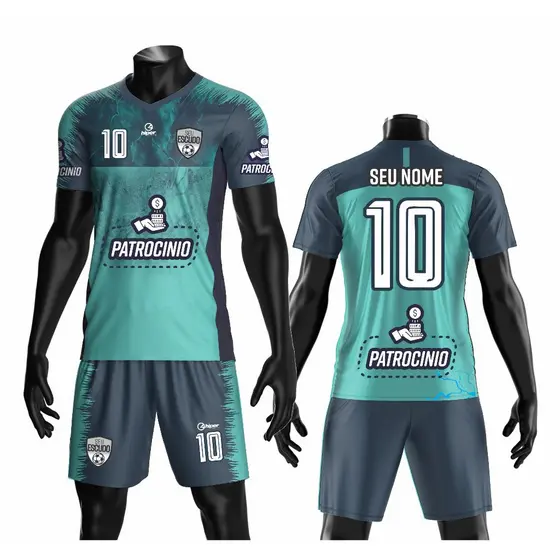 Jogo Uniforme Futebol 20 Peças (Camisa+Meiao+Calção) Dri Fit Personalizado