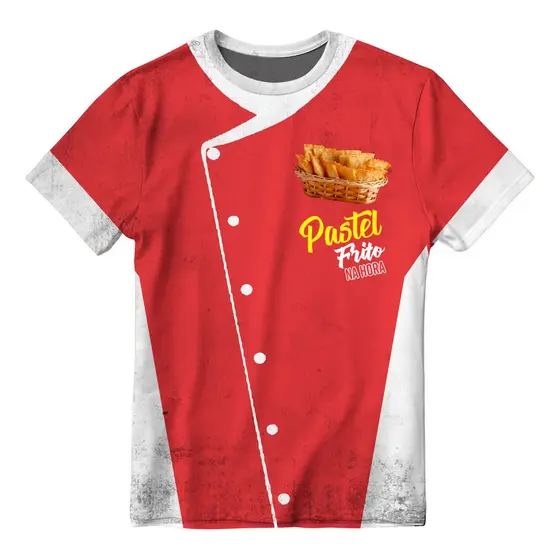 Uniforme Camiseta Pastel Pastelaria Pronta Entrega Top