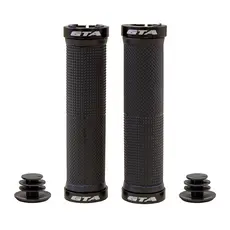 Manopla Punho Com Trava 130mm Gta Preta Para Bicicleta