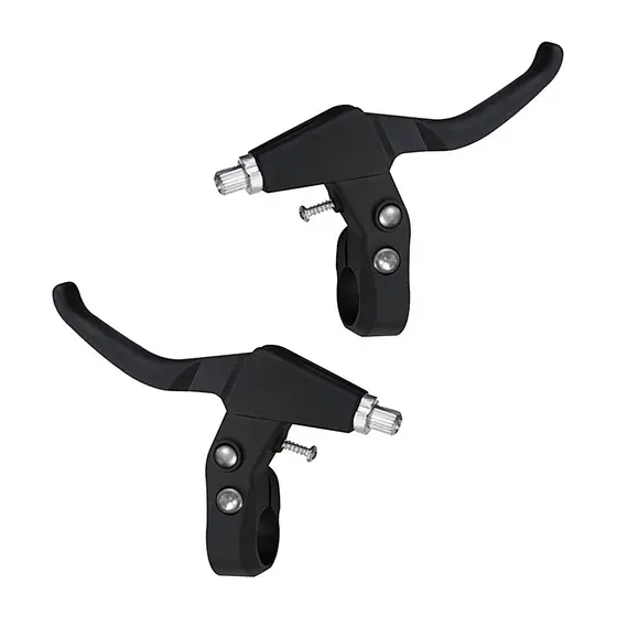 Manete De Freio Preto Bike Maçaneta V-brake Paco Nylon Par